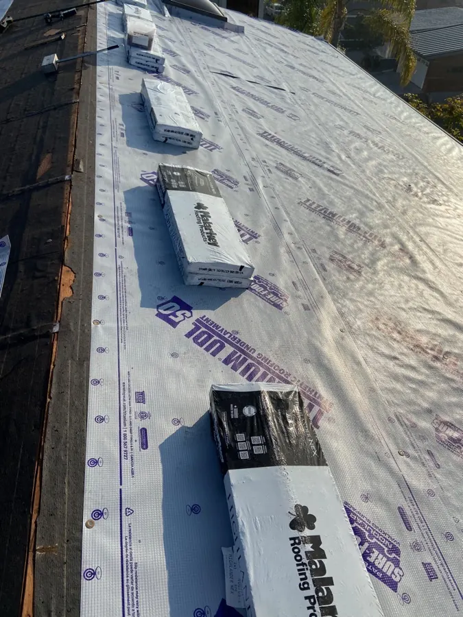 Roof replacement project by Green Leaf Roofers