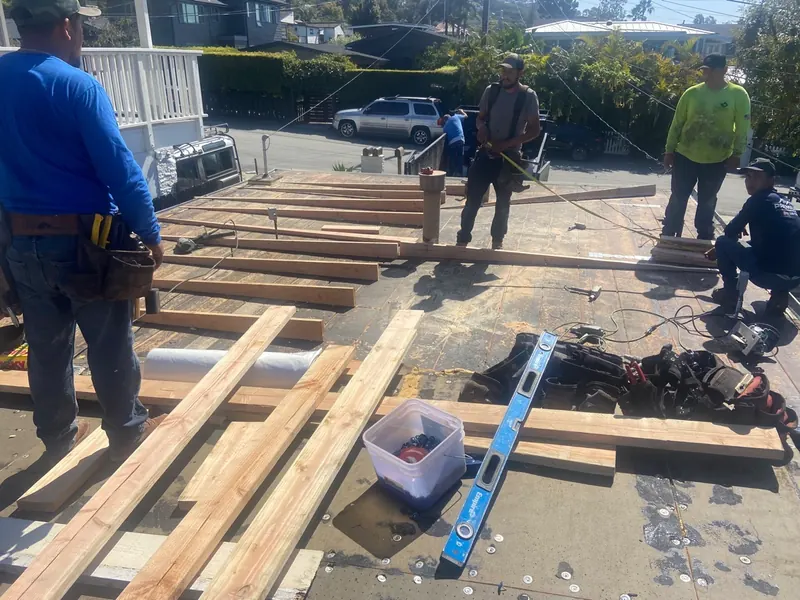 Roofing project by Green Leaf Roofers